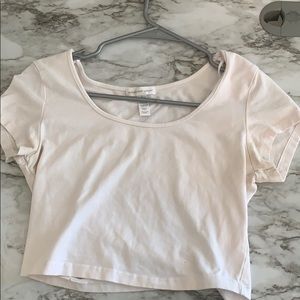 White croptop